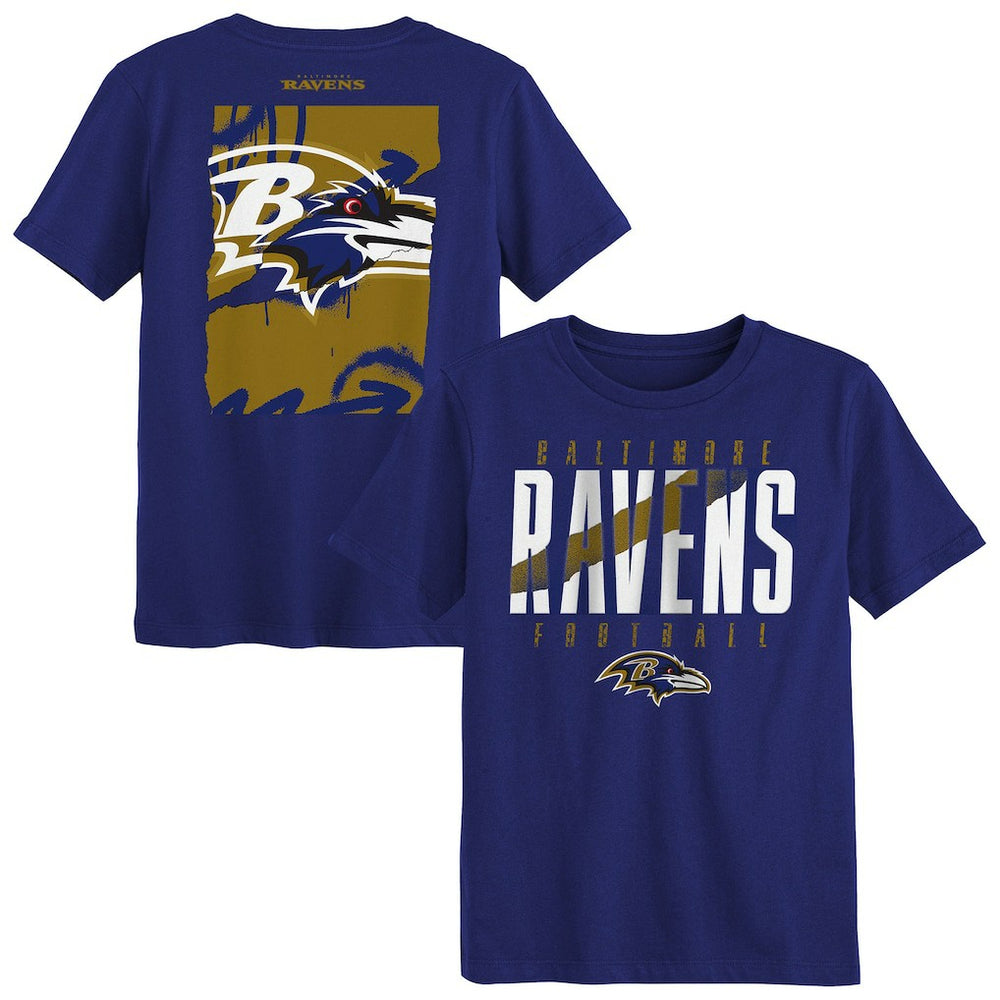 Baltimore Ravens Outerstuff Preschool Posterize T-Shirt Purple - NFL