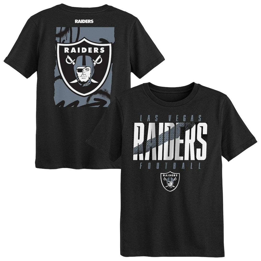 Las Vegas Raiders Outerstuff Preschool Posterize T-Shirt Black - NFL