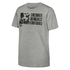 Cincinnati Bengals Outerstuff Youth Post Game T-Shirt Heather Gray - NFL