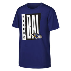 Baltimore Ravens Outerstuff Youth Tear It Up T-Shirt Purple - NFL