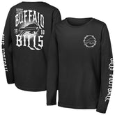 Buffalo Bills Outerstuff Youth Rumble Long Sleeve T-Shirt Black - NFL
