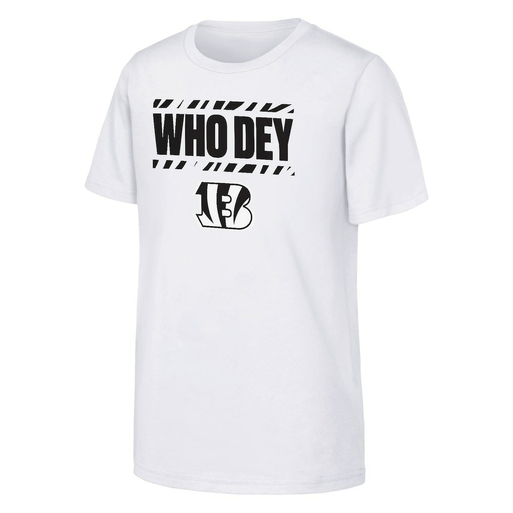 Cincinnati Bengals Outerstuff Youth Team Spirit T-Shirt White - NFL