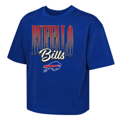 Buffalo Bills Outerstuff Girls Youth Big City Boxy T-Shirt Royal - NFL