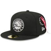 New Era - Philadelphia 76ers x Alpha Industries 59FIFTY Fitted Hat - Black