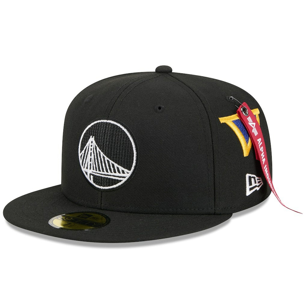 New Era - Golden State Warriors x Alpha Industries 59FIFTY Fitted Hat - Black