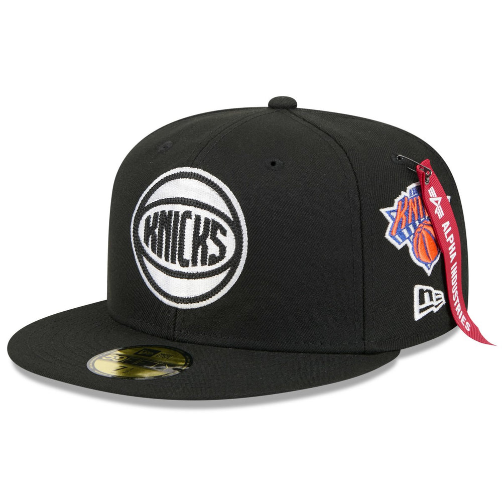 New Era - New York Knicks x Alpha Industries 59FIFTY Fitted Hat - Black