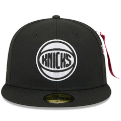 New Era - New York Knicks x Alpha Industries 59FIFTY Fitted Hat - Black