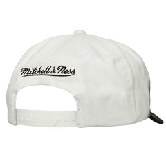 Mitchell & Ness - Miami Heat Dip Dye Pro Crown Adjustable Hat - Black/White