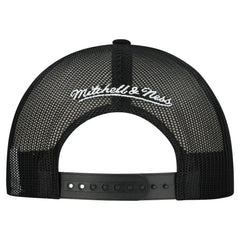Pittsburgh Penguins Mitchell & Ness Gridlock Trucker Adjustable Hat White/Black