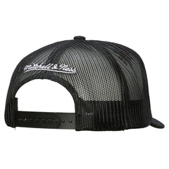 Boston Bruins Mitchell & Ness Gridlock Trucker Adjustable Hat White/Black