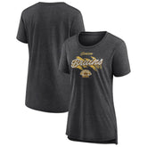 Boston Bruins Women's Hit the Ice Tri-Blend T-Shirt Gray