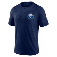 Buffalo Sabres - Earnest Will Tri-Blend T-Shirt Navy