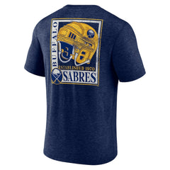 Buffalo Sabres - Earnest Will Tri-Blend T-Shirt Navy