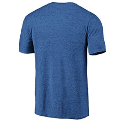 Buffalo Sabres - Distressed Logo Tri-Blend T-Shirt Royal