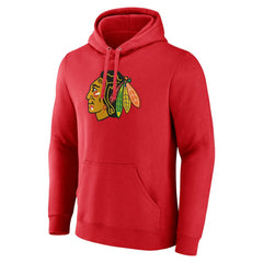 Chicago Blackhawks Primary Logo Pullover Hoodie Red