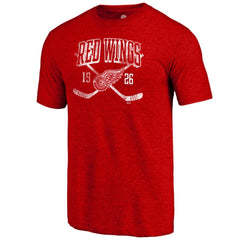Detroit Red Wings - Line Shift Tri-Blend T-Shirt Red