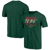Minnesota Wild - Shoot to Score Tri-Blend T-Shirt Green