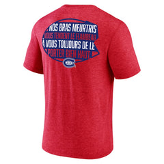 Montreal Canadiens - Territorial Tri-Blend T-Shirt Red