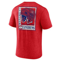 Montreal Canadiens - Earnest Will Tri-Blend T-Shirt Red