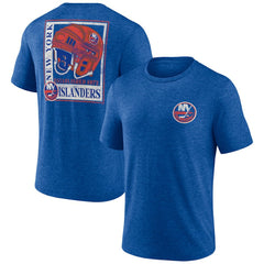 New York Islanders - Earnest Will Tri-Blend T-Shirt Royal