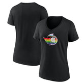 Ottawa Senators - Women's NHL Pride V-Neck T-Shirt Black