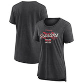 Ottawa Senators - Women's Hit the Ice Tri-Blend T-Shirt Gray