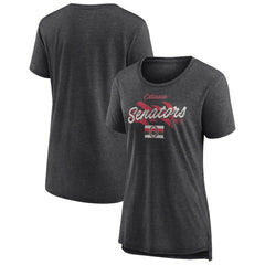 Ottawa Senators - Women's Hit the Ice Tri-Blend T-Shirt Gray