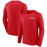 Washington Capitals Team Lockup Long Sleeve T-Shirt Red