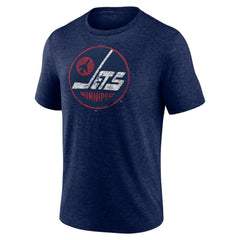 Winnipeg Jets - Wheelhouse Tri-Blend T-Shirt Navy