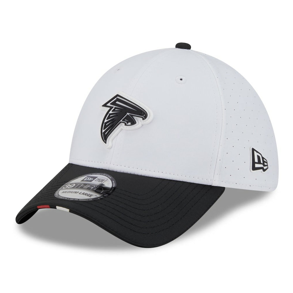 Atlanta Falcons New Era 2025 NFL Training Camp 39THIRTY Flex Hat White/Black - NFL