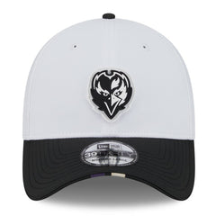 Baltimore Ravens New Era 2025 NFL Training Camp 39THIRTY Flex Hat White/Black - NFL