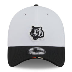 Cincinnati Bengals New Era 2025 NFL Training Camp 39THIRTY Flex Hat White/Black - NFL