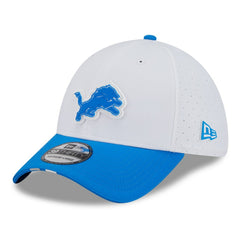 Detroit Lions New Era 2025 NFL Training Camp 39THIRTY Flex Hat White/Blue - NFL