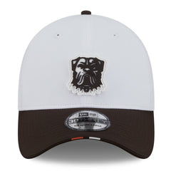 Cleveland Browns New Era 2025 NFL Training Camp 39THIRTY Flex Hat White/Brown - NFL