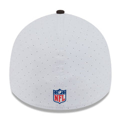 Cleveland Browns New Era 2025 NFL Training Camp 39THIRTY Flex Hat White/Brown - NFL