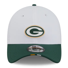 Green Bay Packers New Era 2025 NFL Training Camp 39THIRTY Flex Hat White/Green - NFL