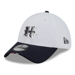 Houston Texans New Era 2025 NFL Training Camp 39THIRTY Flex Hat White/Navy - NFL