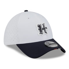 Houston Texans New Era 2025 NFL Training Camp 39THIRTY Flex Hat White/Navy - NFL
