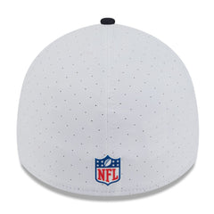 Houston Texans New Era 2025 NFL Training Camp 39THIRTY Flex Hat White/Navy - NFL