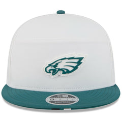 Philadelphia Eagles New Era 2025 NFL Training Camp Split Panel 9FIFTY Snapback Hat White/Midnight Green - NFL