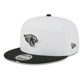 Jacksonville Jaguars New Era 2025 NFL Training Camp Split Panel 9FIFTY Snapback Hat White/Black - NFL