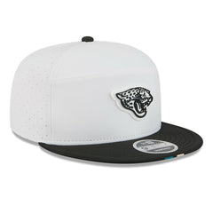 Jacksonville Jaguars New Era 2025 NFL Training Camp Split Panel 9FIFTY Snapback Hat White/Black - NFL