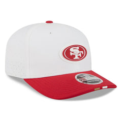 San Francisco 49ers New Era 2025 NFL Training Camp 9SEVENTY Adjustable Hat White/Scarlet - NFL