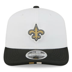 New Orleans Saints New Era 2025 NFL Training Camp 9SEVENTY Adjustable Hat White/Black - NFL