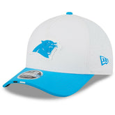 Carolina Panthers New Era 2025 NFL Training Camp A-Frame 9FORTY Adjustable Hat White/Blue - NFL