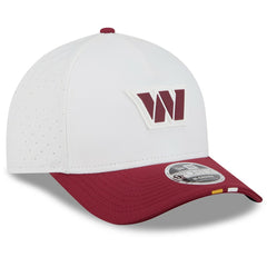 Washington Commanders New Era 2025 NFL Training Camp A-Frame 9FORTY Adjustable Hat White/Burgundy - NFL
