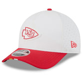 Kansas City Chiefs New Era 2025 NFL Training Camp A-Frame 9FORTY Adjustable Hat White/Red - NFL