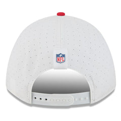 Kansas City Chiefs New Era 2025 NFL Training Camp A-Frame 9FORTY Adjustable Hat White/Red - NFL