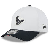 Houston Texans New Era 2025 NFL Training Camp A-Frame 9FORTY Adjustable Hat White/Navy - NFL