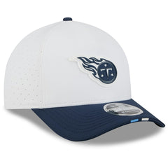 Tennessee Titans New Era 2025 NFL Training Camp A-Frame 9FORTY Adjustable Hat White/Navy - NFL